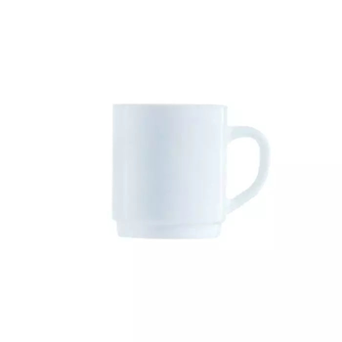 36140 Restaurant White Mug Fully Tempered 8 oz.