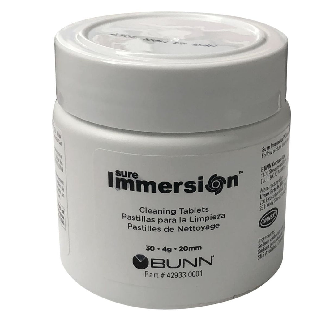 312 Bunn Sure Immersion Cleaning Tablets