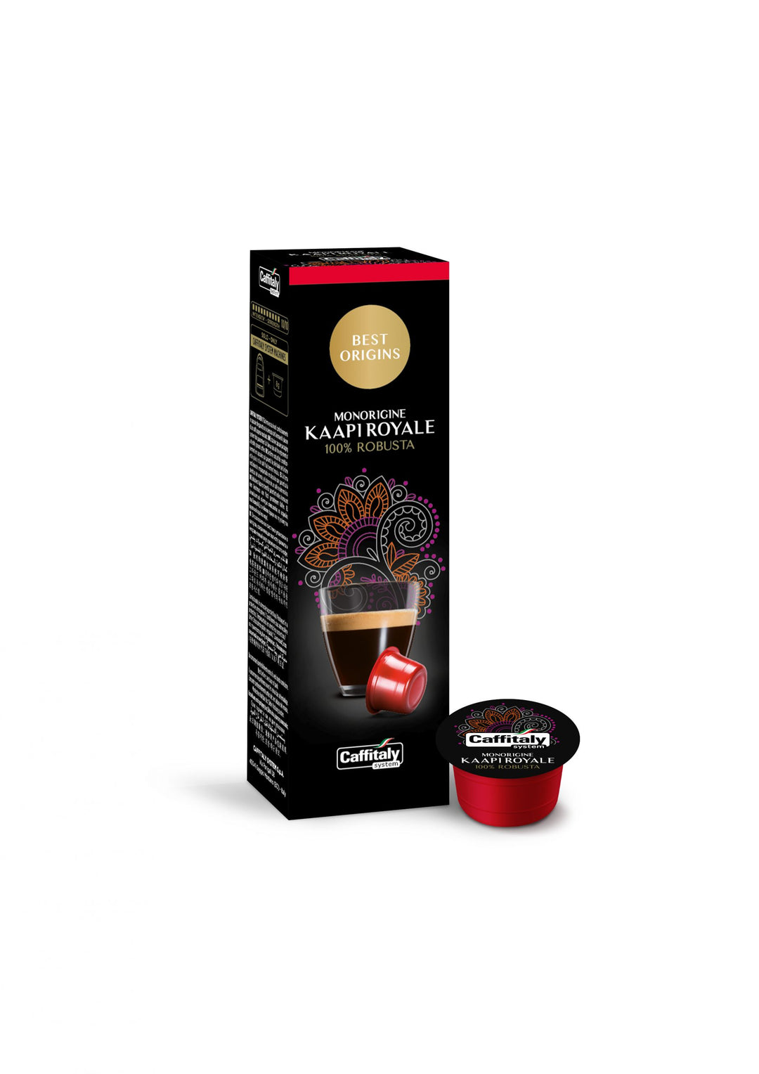 KAAPI ROYALE Single Serve Espresso Forte Capsules (Box 10 X 8g)