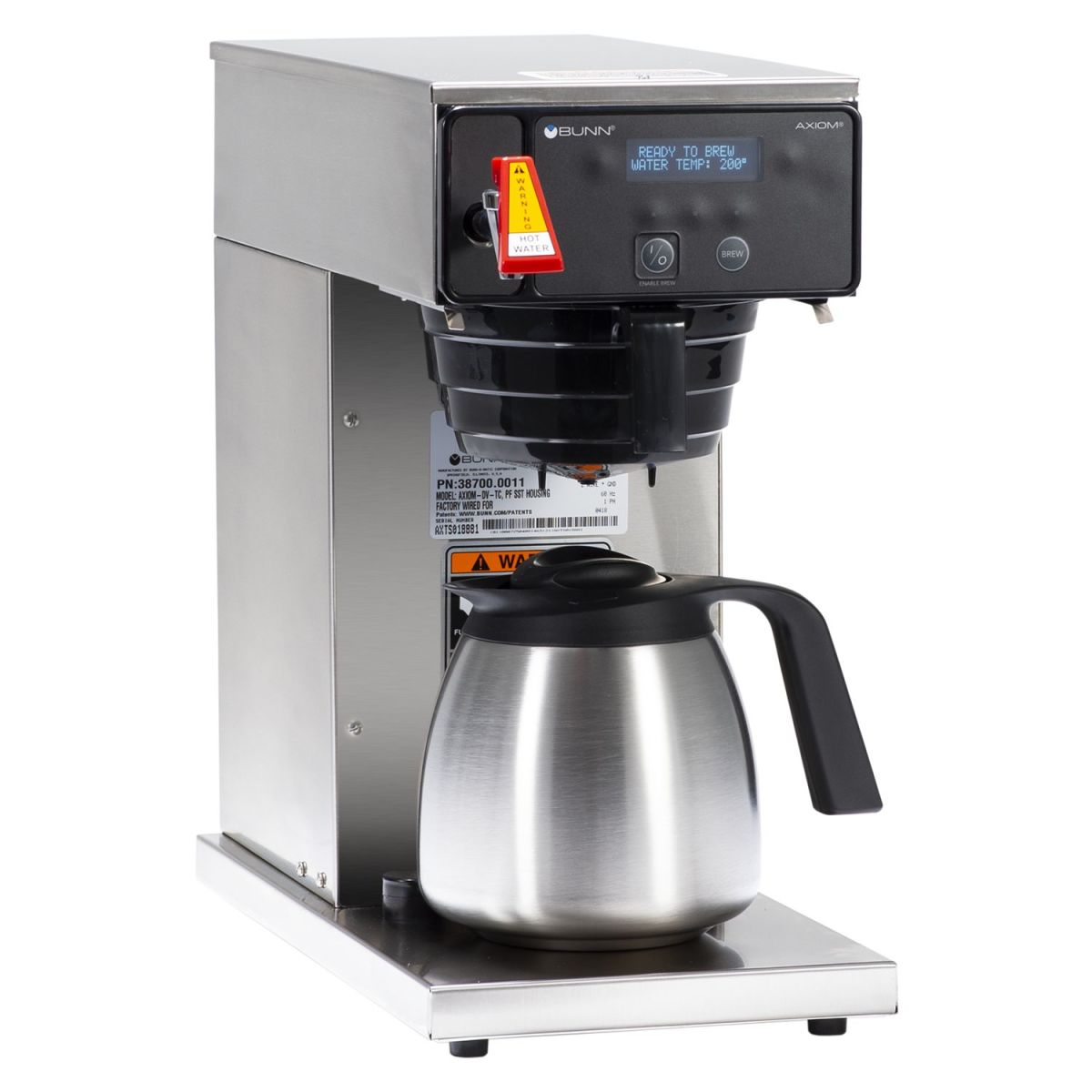 AXIOM DV TC Dual Volt Thermal Carafe System Tower Coffee