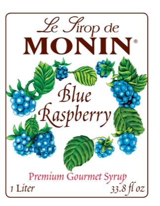 Monin Blue Raspberry Syrup