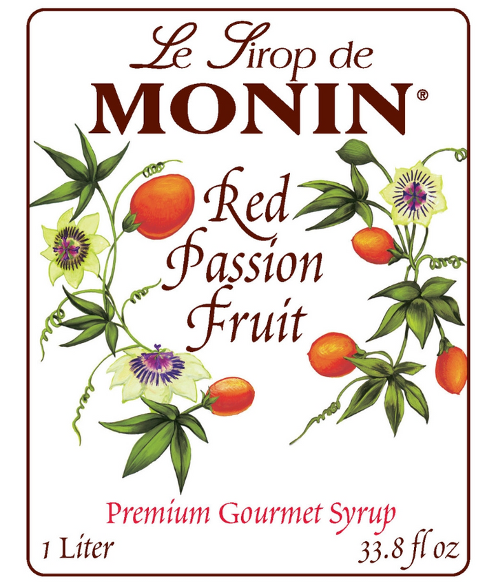 Monin Red Passion Fruit Syrup