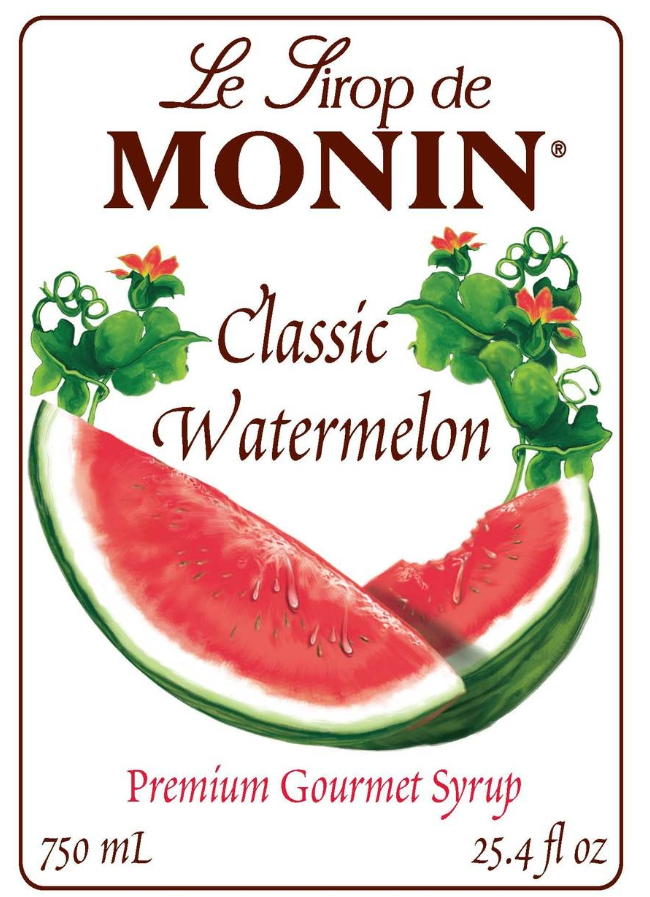 Monin Classic Watermelon Syrup