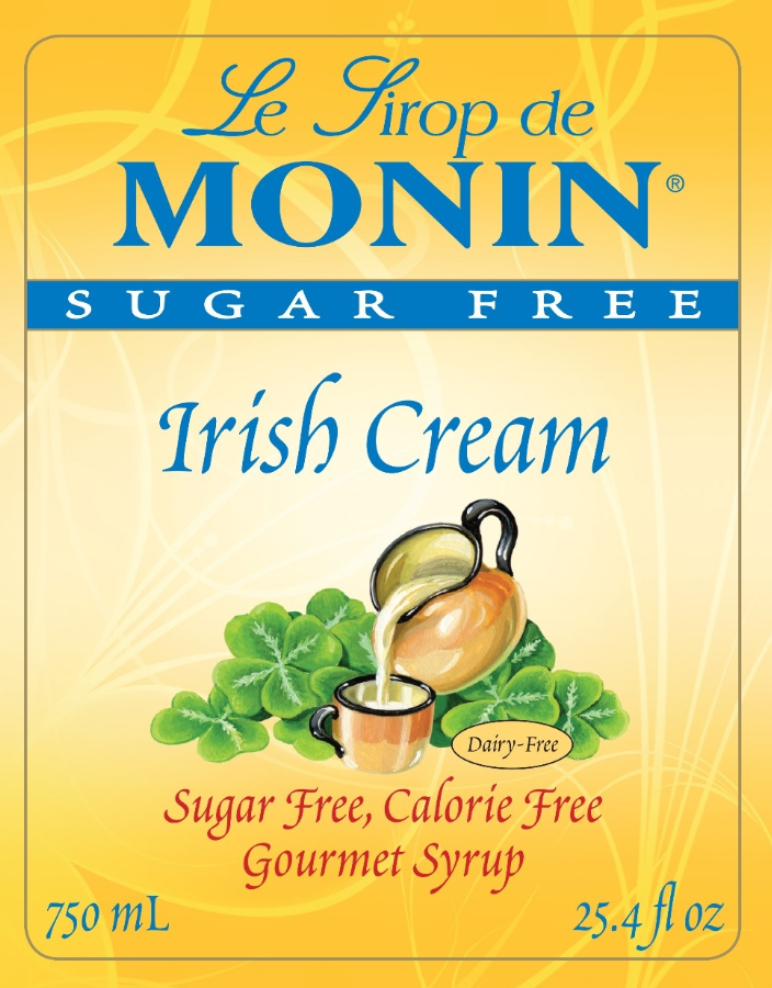 Monin Sugar Free Irish Cream Syrup