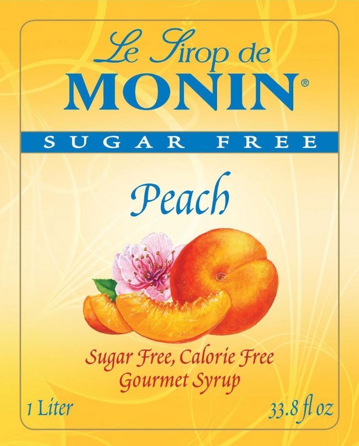 Monin Sugar Free Peach Syrup