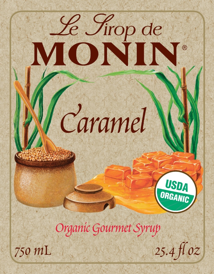 Monin Organic Caramel Syrup