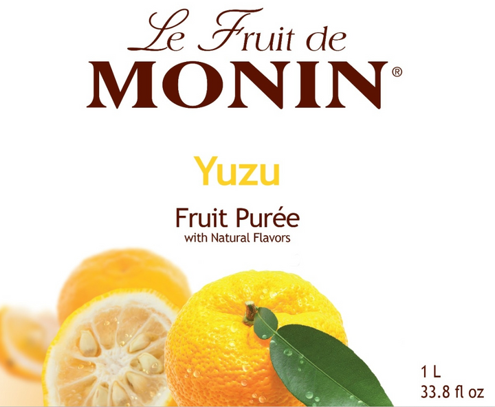 Monin Yuzu Puree Concentrate - 4 x 1L