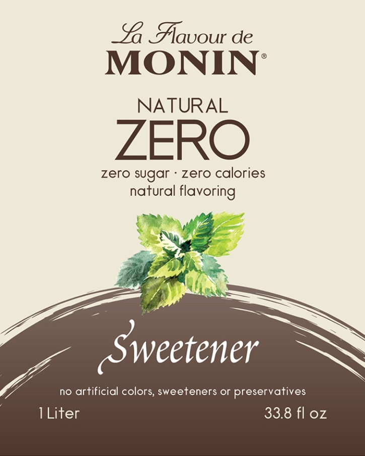 Monin Natural Zero Sweetener Syrup