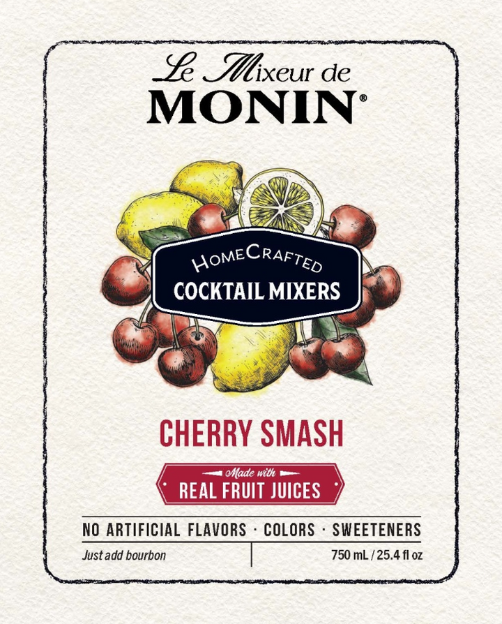 Monin HomeCrafted Cherry Smash Cocktail Mixer