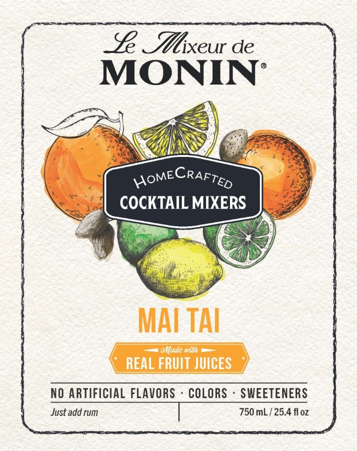Monin HomeCrafted Mai Tai Cocktail Mixer
