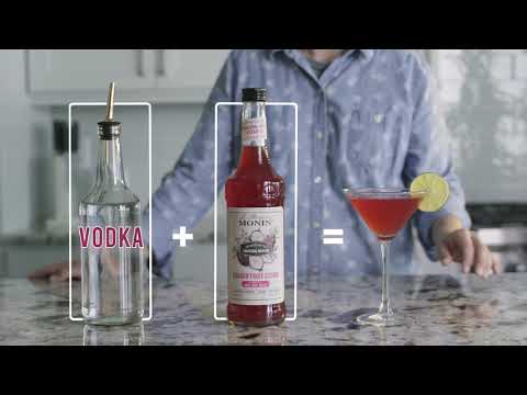 Monin HomeCrafted Dragon Fruit Cosmo Cocktail Mixer