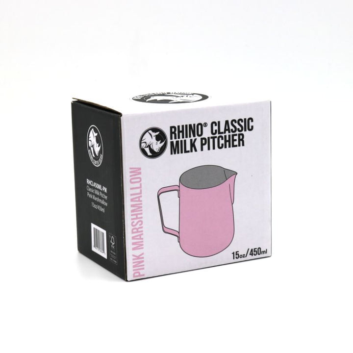 Rhino Classic Milk Pitcher 450ml/15oz - Pink Marshmallow