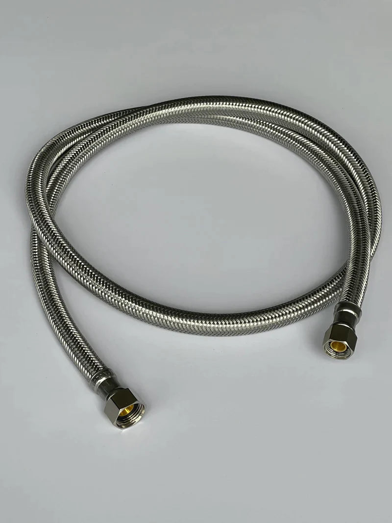 BWT 48" Long Braided Hose 3/8" Compression x 3/8" BSP
