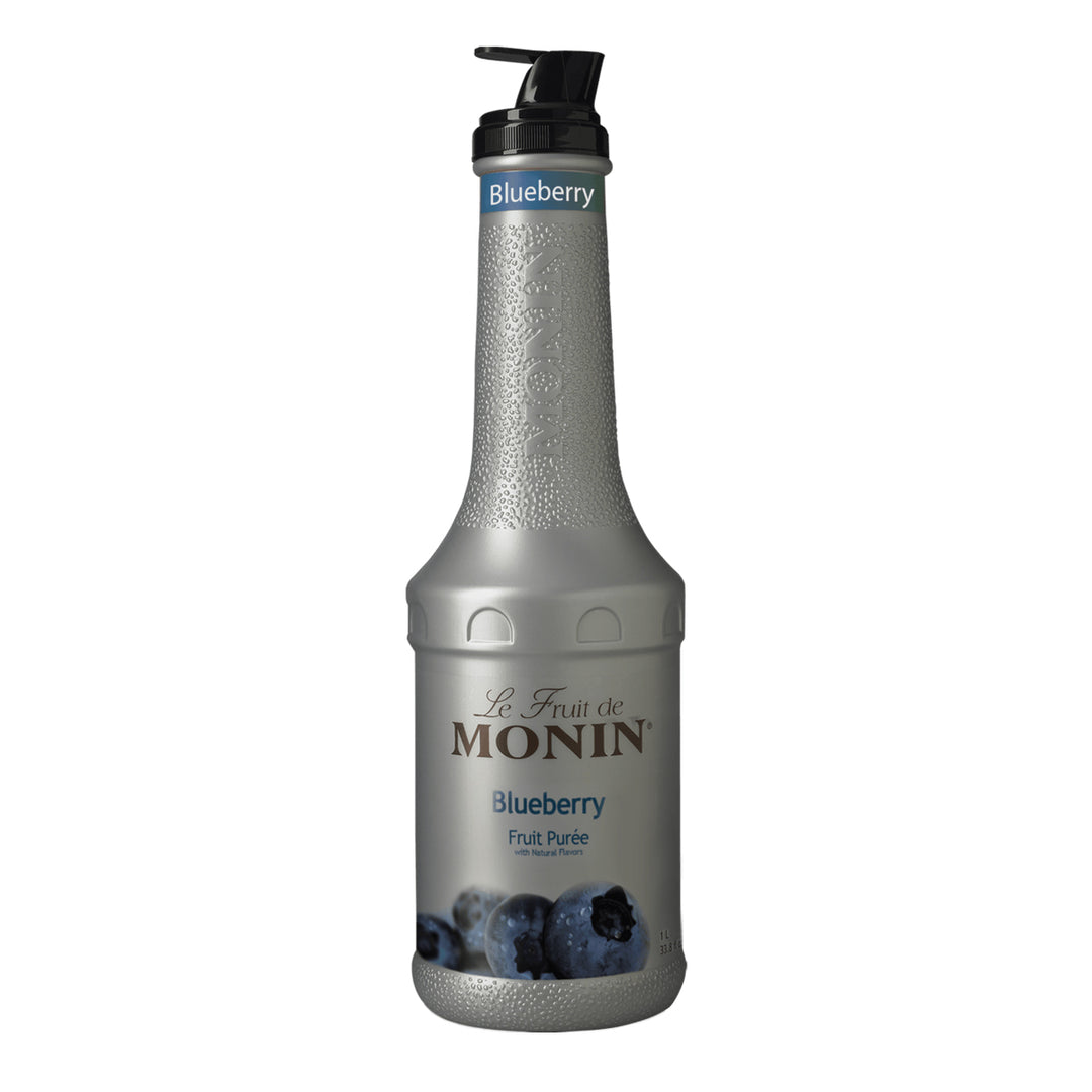 Monin Blueberry Fruit Puree Concentrate - 4 x 1L