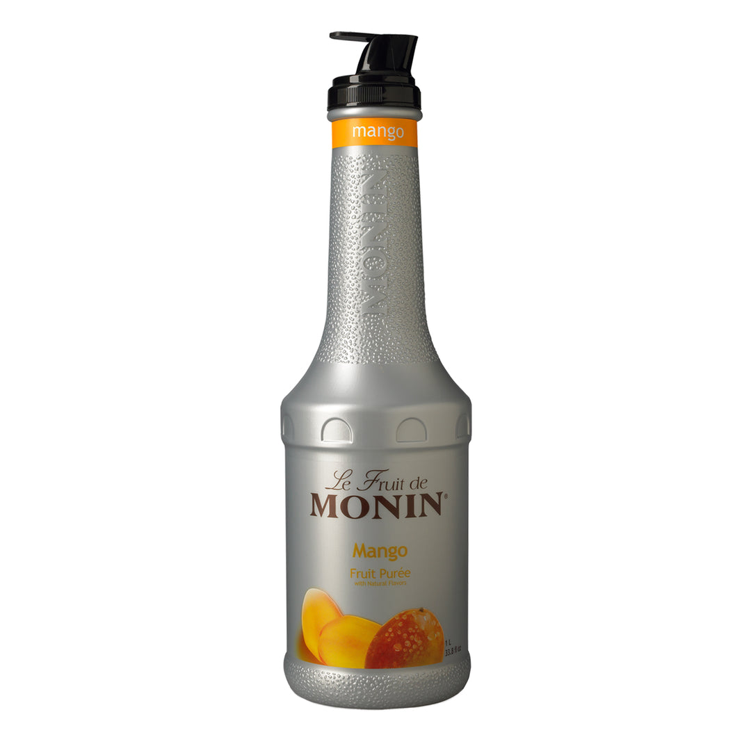 Monin Mango Fruit Puree Concentrate - 4 x 1L