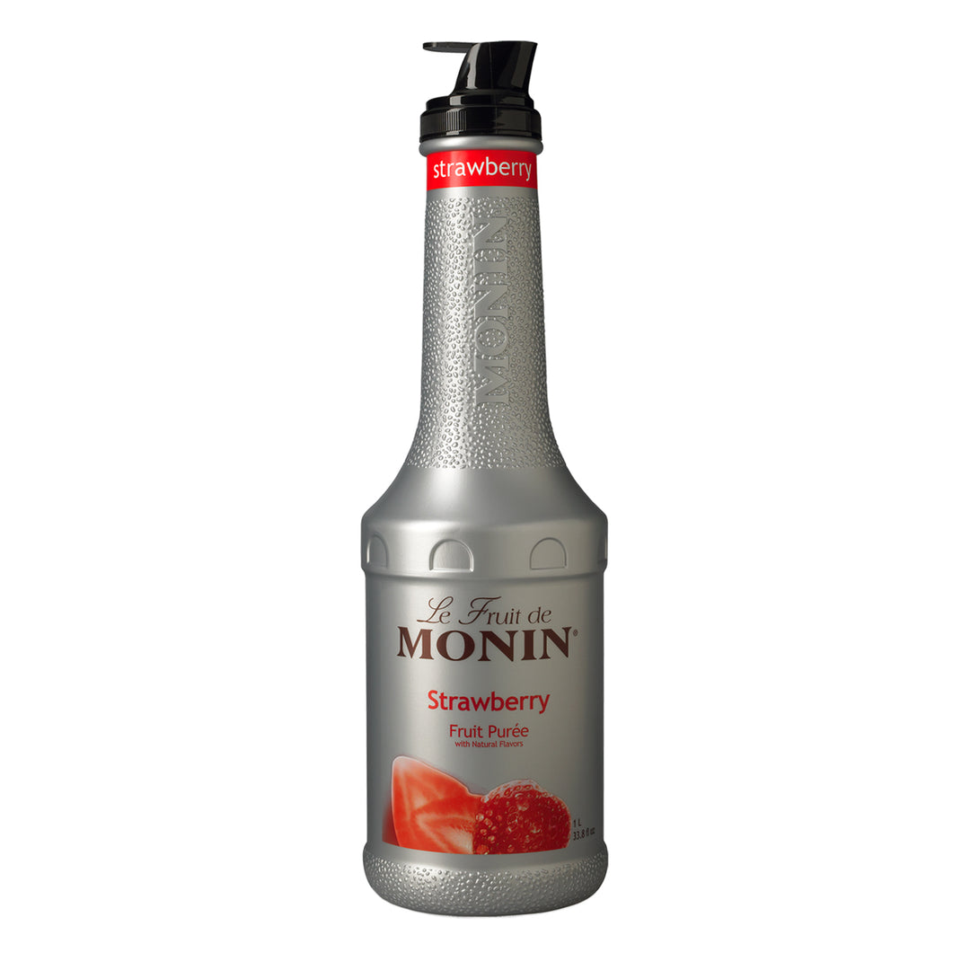 Monin Strawberry Puree Concentrate - 4 x 1L