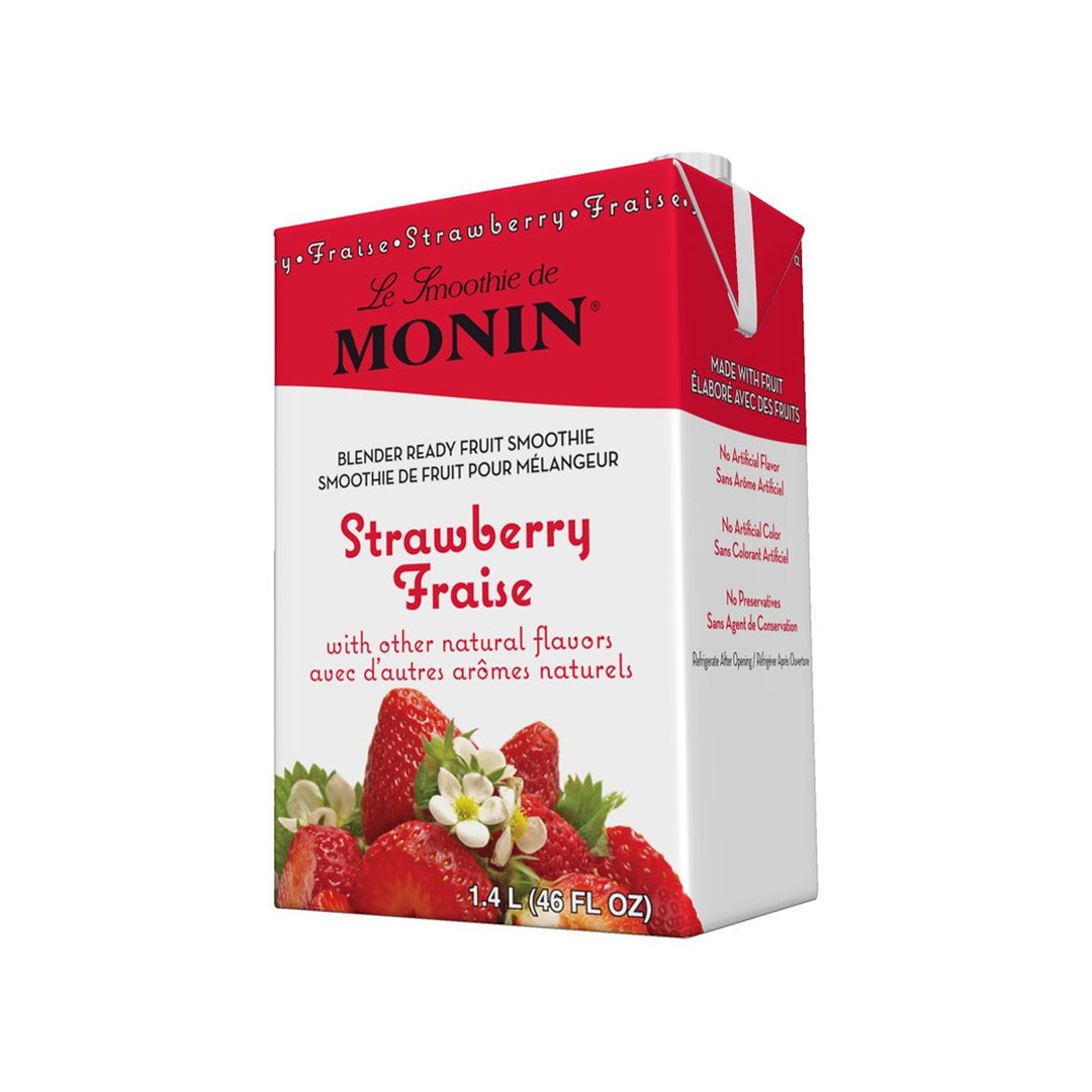 Monin Strawberry Smoothie Mix - 6 x 46oz