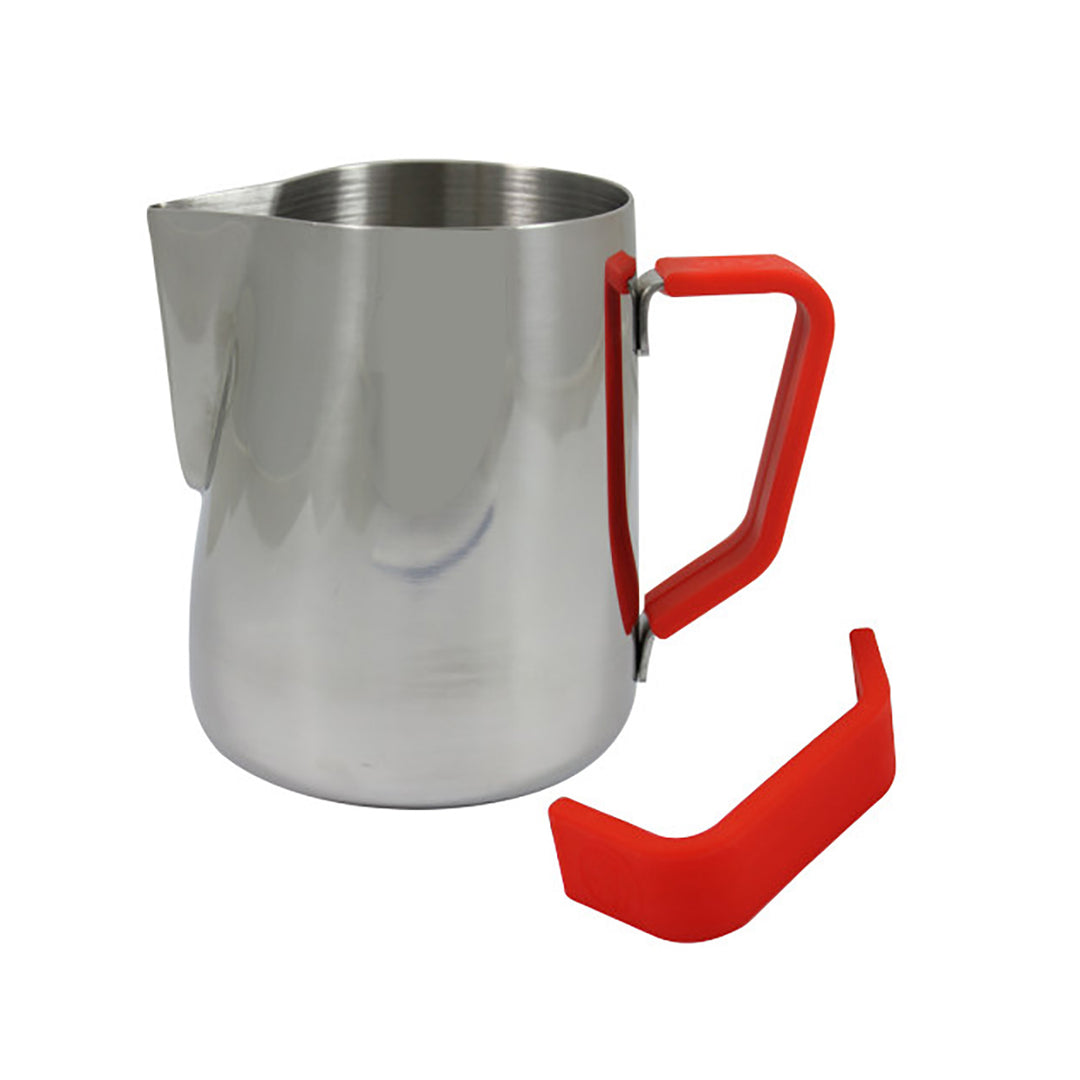Rhino Coffee Gear 12oz Red Milk Pitcher Grip