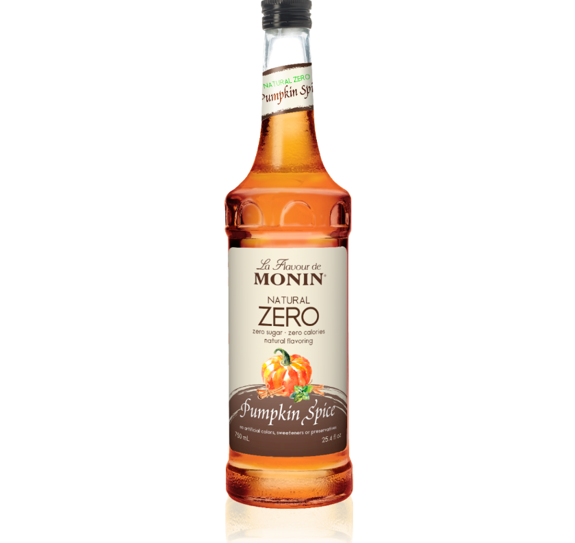 Monin Natural Zero Pumpkin Spice Syrup