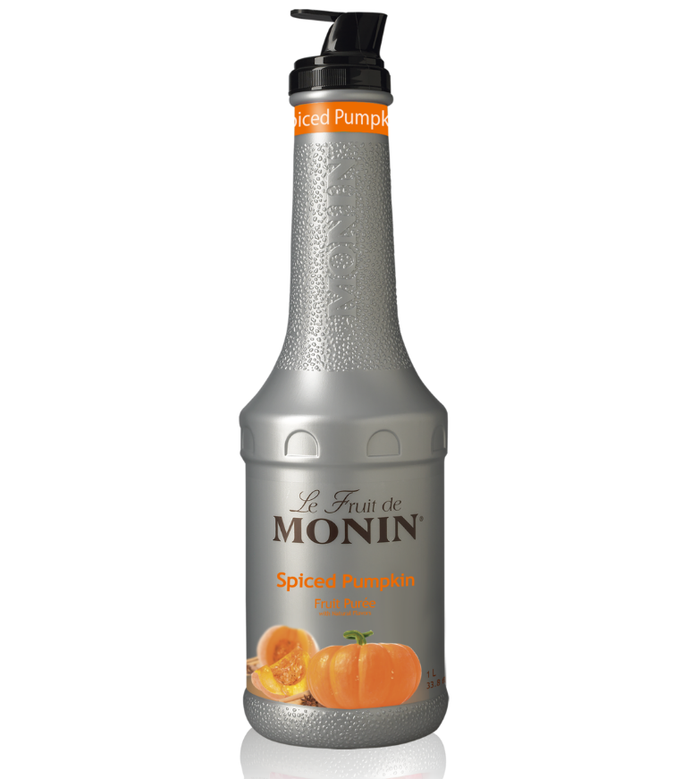 Monin Spiced Pumpkin Puree Concentrate - 4 x 1L