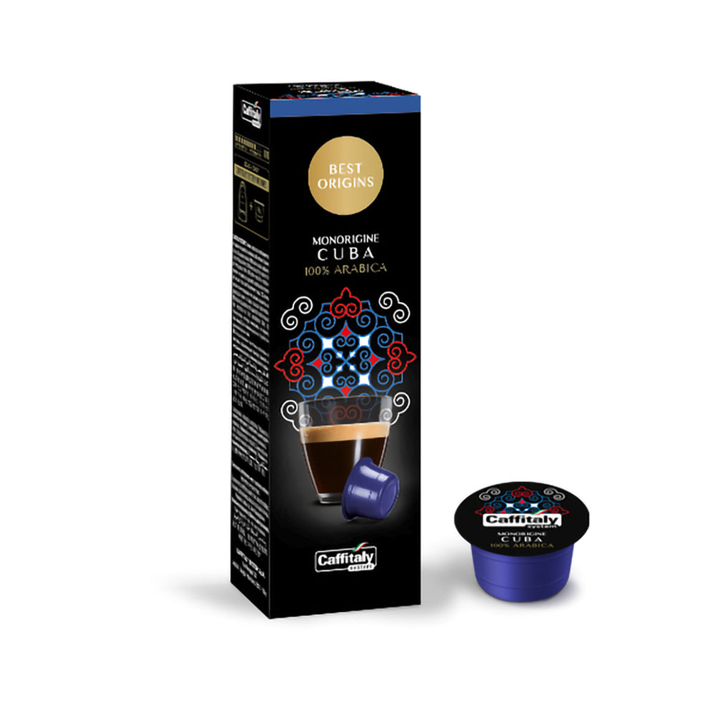 Cuba Single Serve Espresso Forte Capsules (Box 10 X 8g)