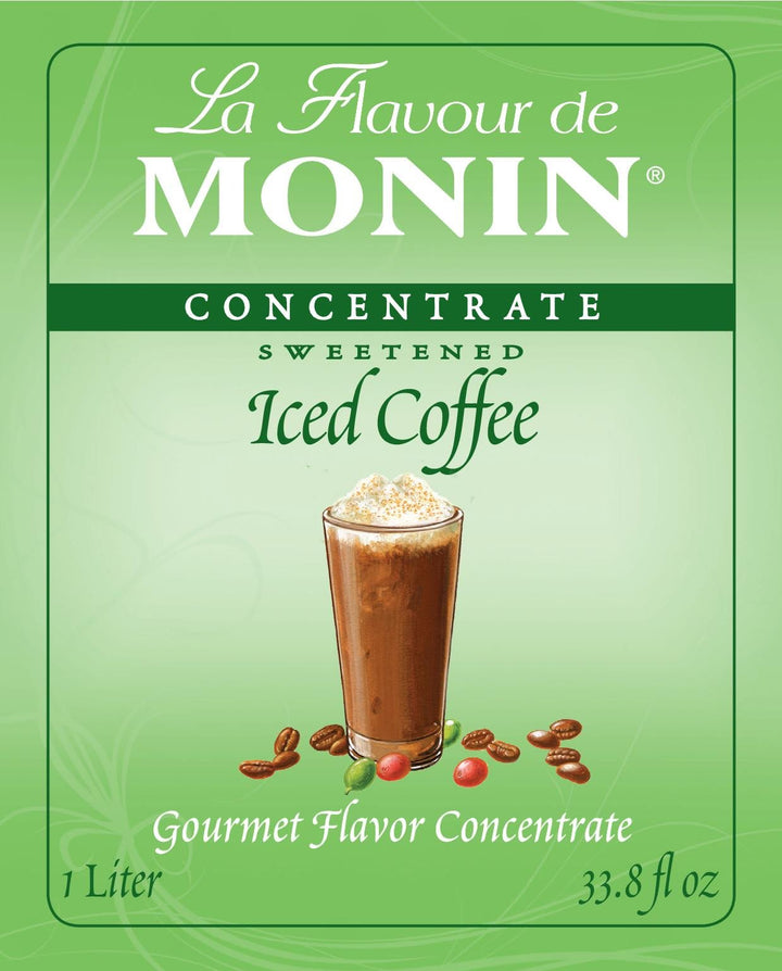 Monin Iced Coffee Concentrate - 4 x 1L