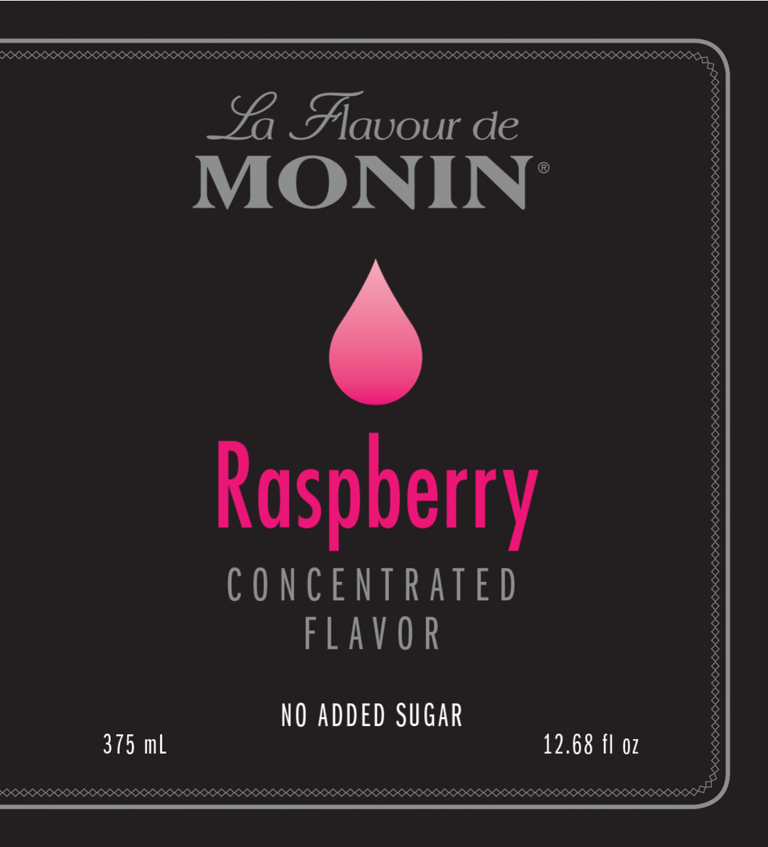 Monin Raspberry Concentrate - 4 x 375ml