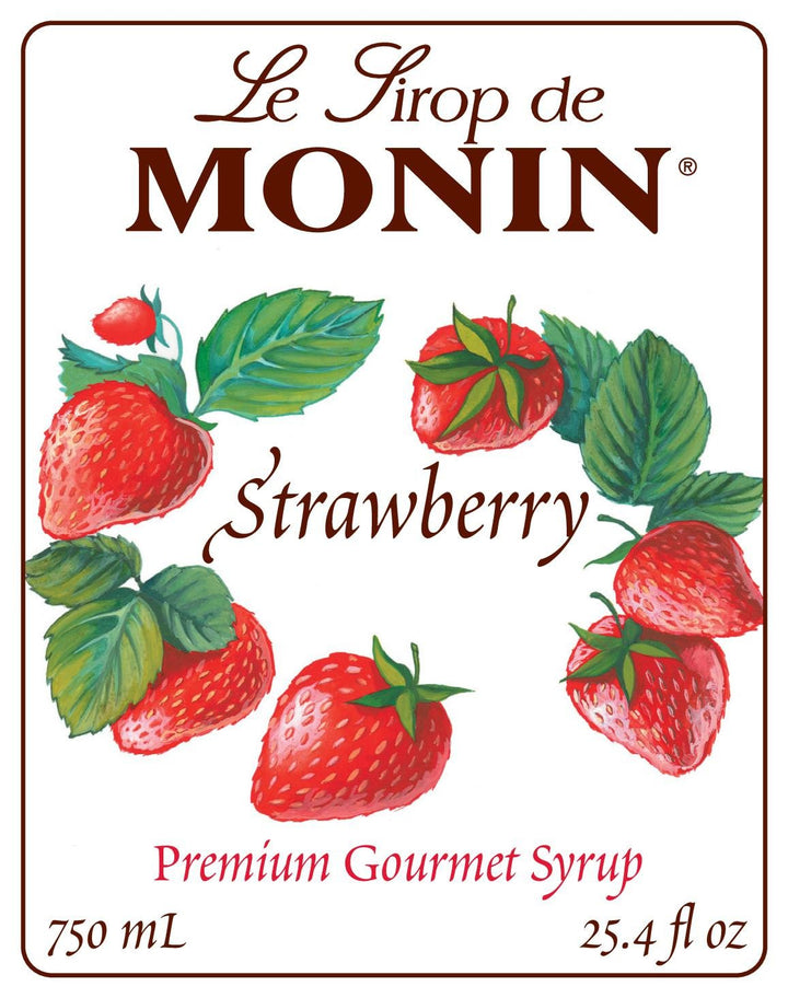 Monin Strawberry Syrup Case